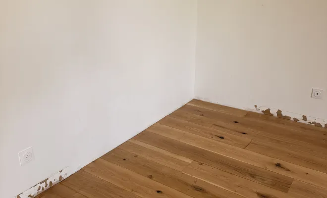 Pose de parquet sur ancienne cheminée à ramonville , Toulouse, Renovaz