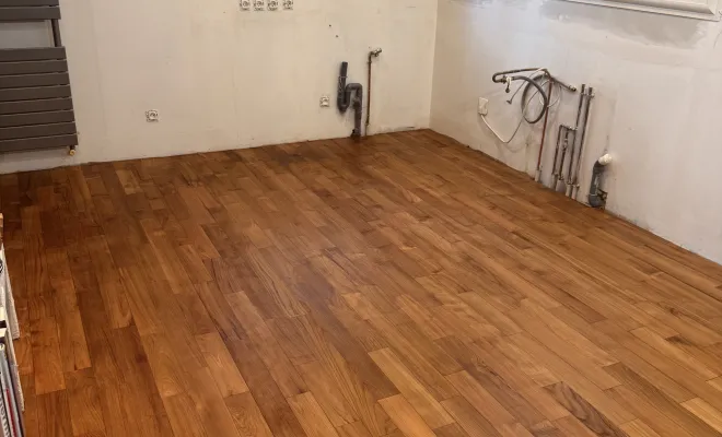 Ponçage de parquet massif à Aucamville, Toulouse, Renovaz
