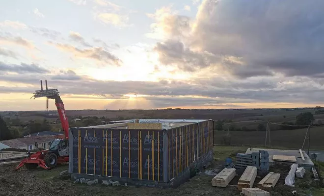 Construction de maison à ossature bois, Toulouse, Renovaz